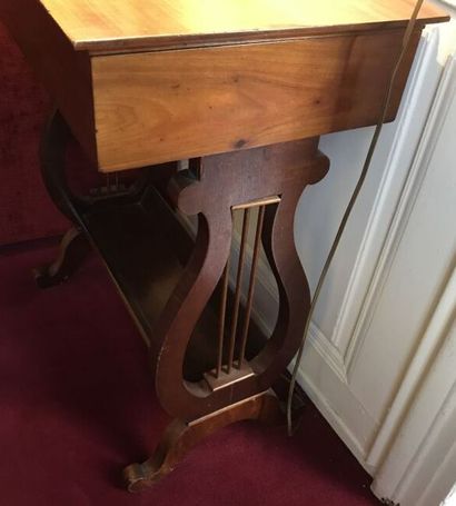 Mahogany workbench
Lyre mounts and crotch...