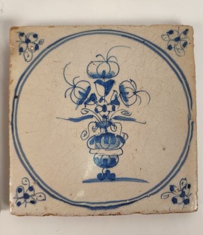 Two Delft tiles
Width : 13 cm