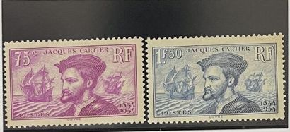 ** Yv. N°296/97 France : Jacques Cartier,...