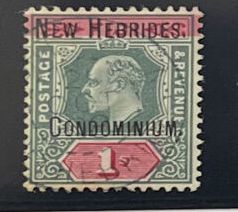 * Yv. N°11	Nouvelles Hébrides : 1s vert et...