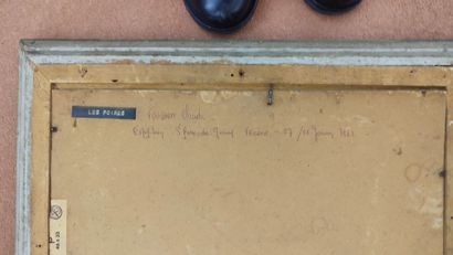 Lot of framed pieces representing still lifes...