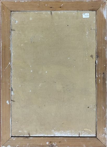 Lot of framed pieces representing seascapes
One...