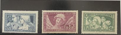 ** Yv. N°252 + 256 + 269 France : Caisse...