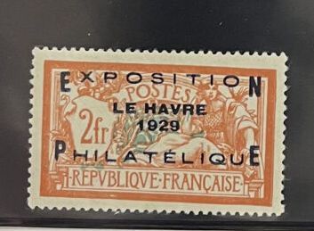 * Yv. N°257A France : Exhibition of Le Havre...