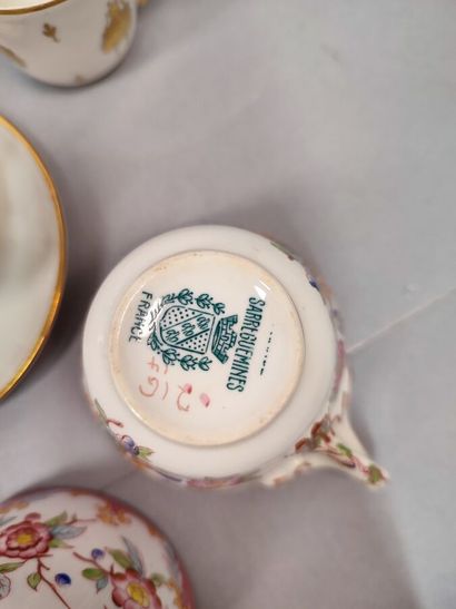 A part of service to coffee in fine earthenware...