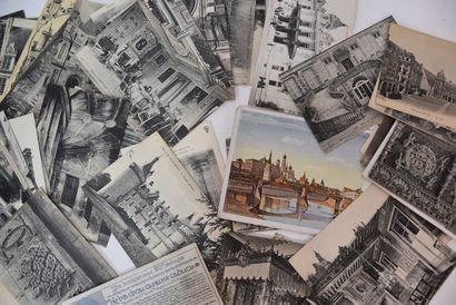 Lot of about 120 old postcards
Blois, Montereau,...