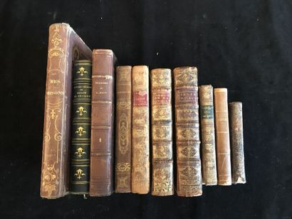 Lot of books of French literature, including...