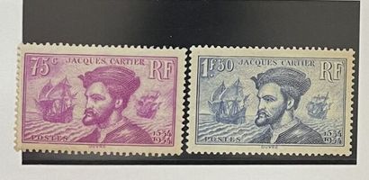 ** Yv. N°296/97 France : Jacques Cartier,...