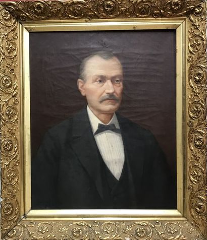 HACQUARD Timothée (1862-1918)
Pair of portraits...