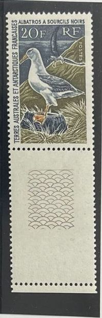 ** Yv. N°24	T.A.A.F : 20F Albatros, bas de...