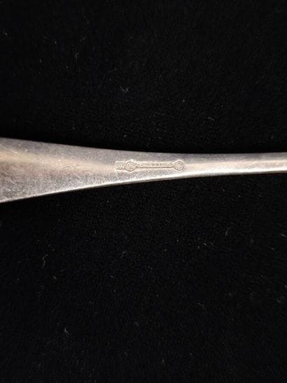 Household silver plated metal, model baguette,...