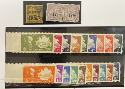 *Yv. 13*, 53* + 199/217	Martinique : série...