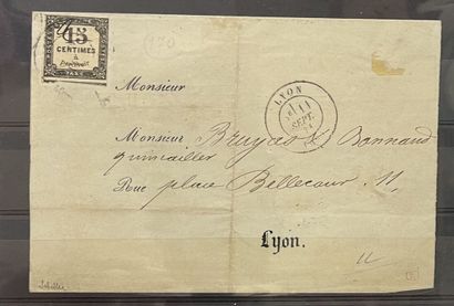 OY v. Taxe N°4A	France : 25 s 15c noir avec...