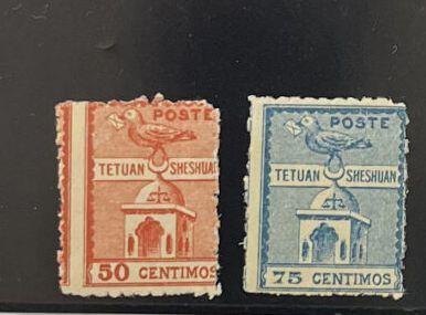 * Yv. N°150/151	Maroc Poste locale : TETOUAN...