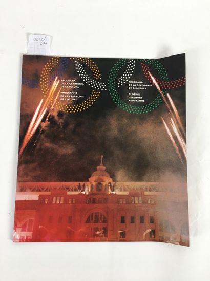 OLYMPIC GAMES. 
 Barcelona 1992
Program of...