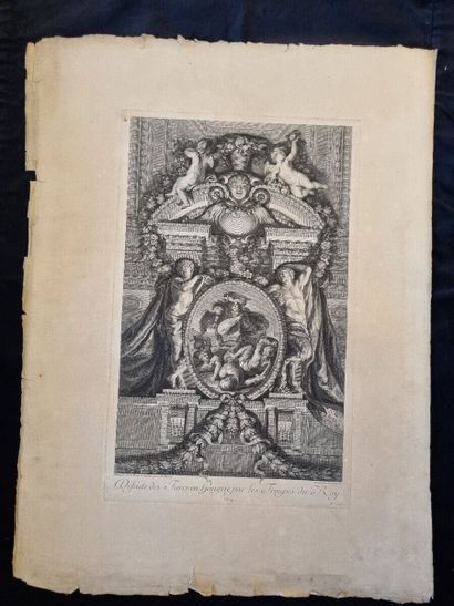 Set of engravings on historical and popular...