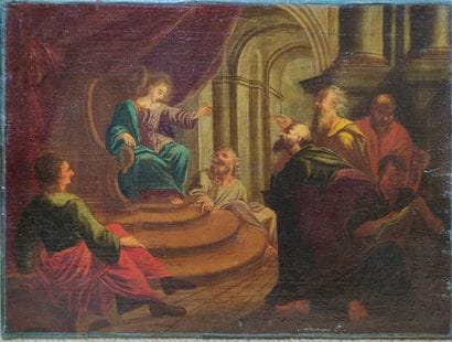 FLEMISH SCHOOL of the XVIII
Esther's Fainting...