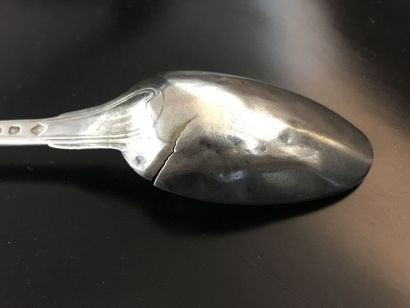 Set of silver cutlery: large spoons and forks
weight:...