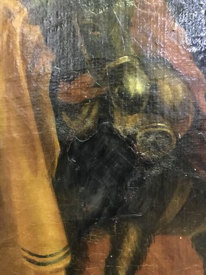 French school XIXth century
Flight to Egypt
Oil...
