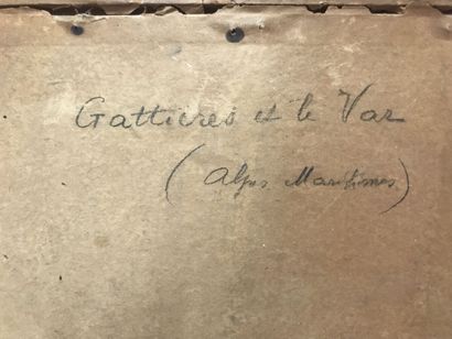 GALLIBERT GENEVIEVE (1888-1978)
Gattières...