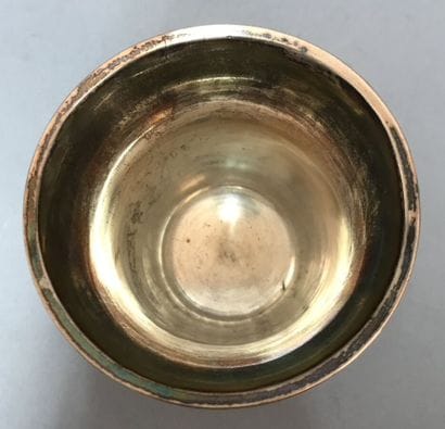 Silver tulip-shaped kettle, the body engraved...