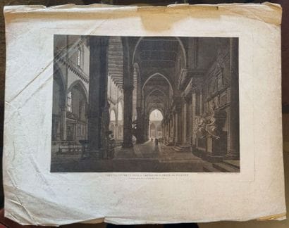 Set of engravings : architecture and landscapes...