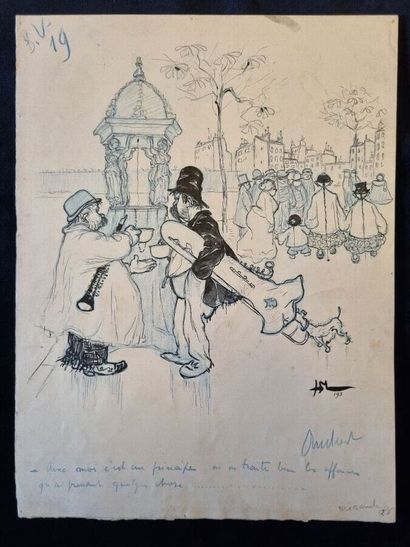 Important set of engravings : caricatures...