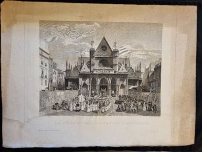 Set of engravings on historical and popular...