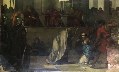 French school of the 19th century
Scene of...