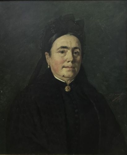 School of the XIXth century
Portrait of a...