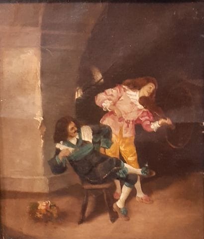 French school of the XIXth century 
Duo of...