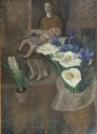 BERTUCCI Giacomo (1903-1982)
Mother and child,...
