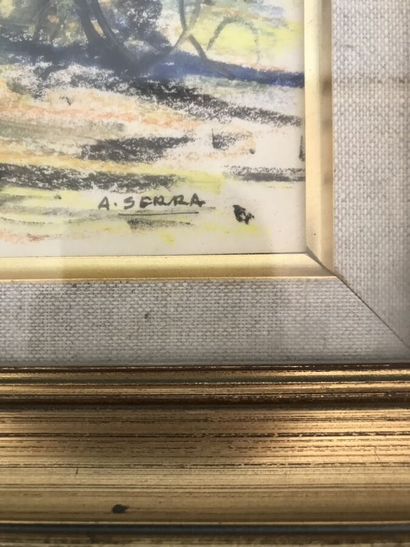 SERRA Antoine (1908-1995)
Landscape
Pencil,...