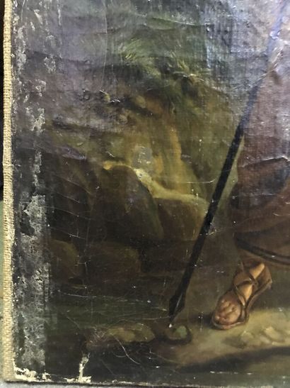 French school XIXth century
Flight to Egypt
Oil...