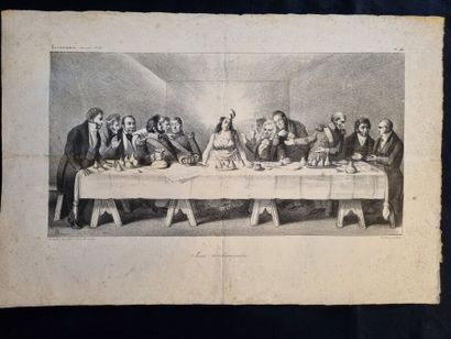 Important set of engravings : caricatures...