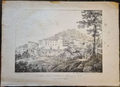 Set of engravings : architecture and landscapes...