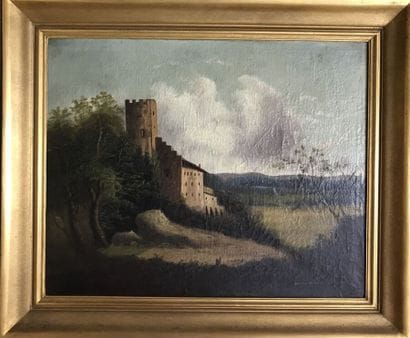 French school end of XIXth century
Landscape...