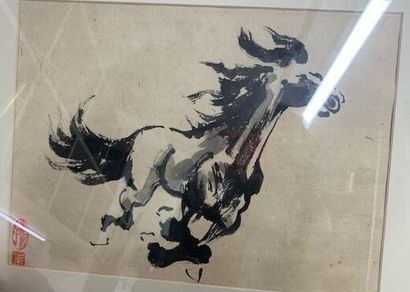 CHINA
The gallop
Gouache on paper
Height...
