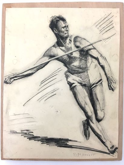 ATHLÉTISME. 
DAXHELET Paul (1905-1993)
