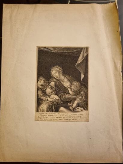 Important set of engravings : genre scenes...
