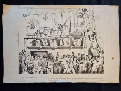 Important set of engravings : caricatures...