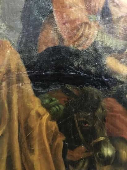 French school XIXth century
Flight to Egypt
Oil...