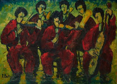 BELLINI Emmanuelle (1904-1989)
The orchestra
Oil...
