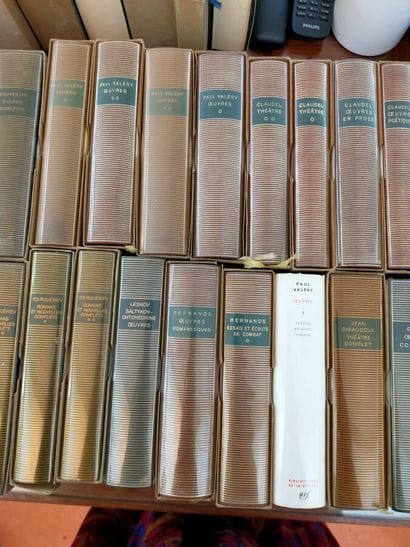 165 volumes of the Pleiade
and 7 albums