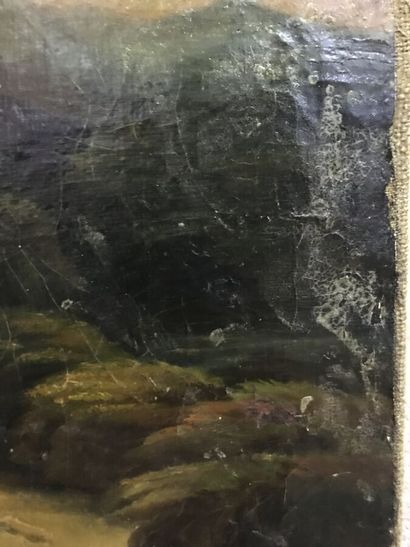French school XIXth century
Flight to Egypt
Oil...