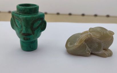 Two modern amulets
8 x 4 cm and 6 x 3 cm