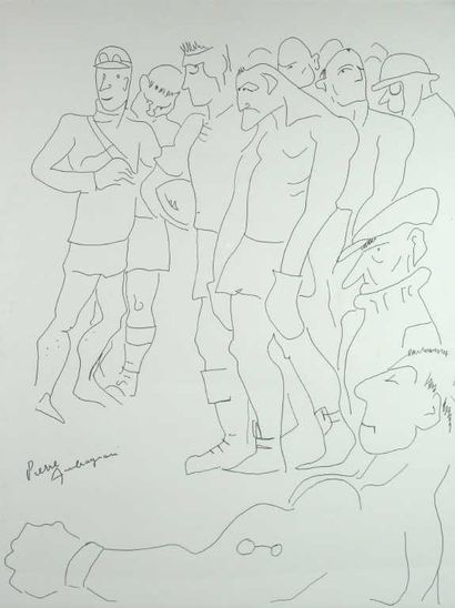 RUGBY. 
AMBROGIANI Pierre (1907-1985) 