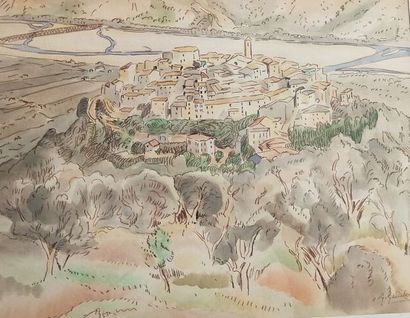 GALLIBERT GENEVIEVE (1888-1978)
Gattières...