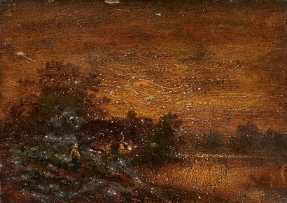 French school, entourage of DUPRÉ Jules (1811-1889)
Landscape
Oil...