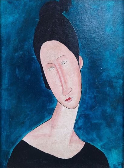 Modern School in the taste of Modigliani
Portrait...